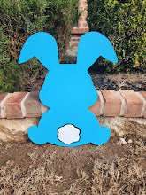 Customized Bunny Yard Art