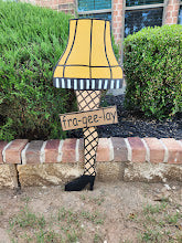 Christmas Story Lamp Leg Wood Sign Yard Art