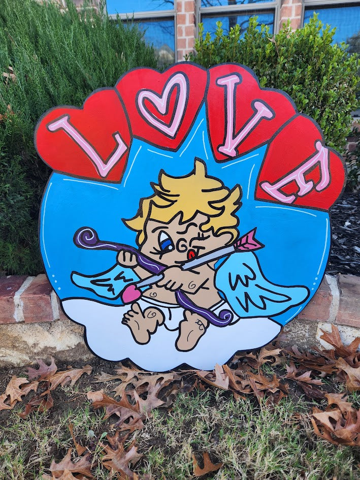 Cupid Door Hanger/Yard Art