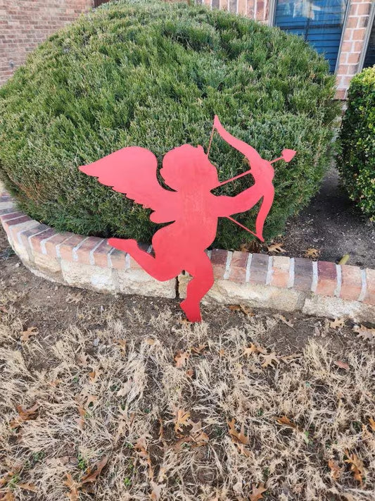 Cupid Yard Art