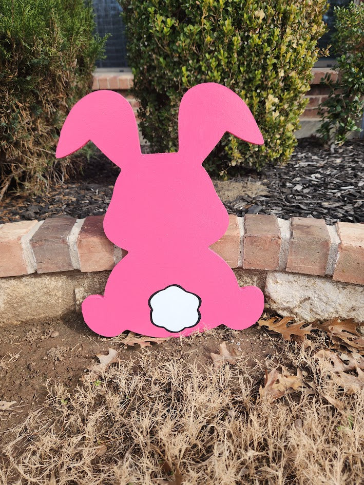 Customized Bunny Yard Art