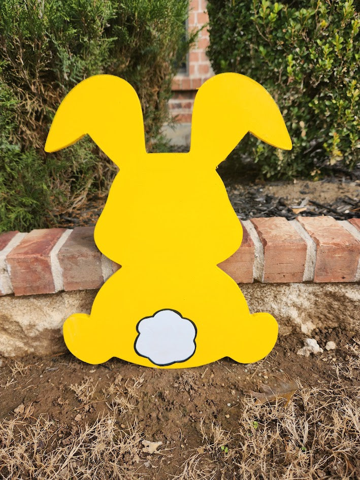 Customized Bunny Yard Art