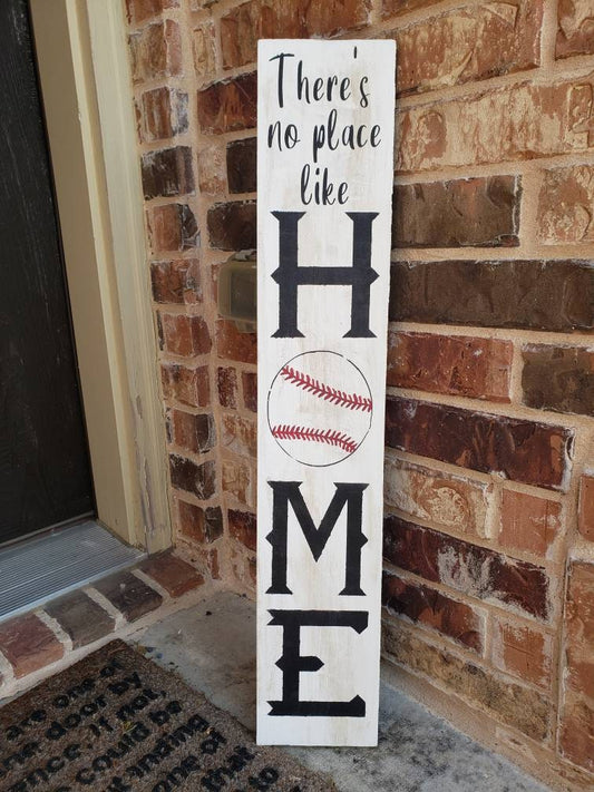 Theres No Place Like Home Porch Leaner Wood Sign