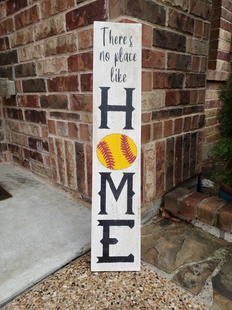 Theres No Place Like Home Porch Leaner Wood Sign