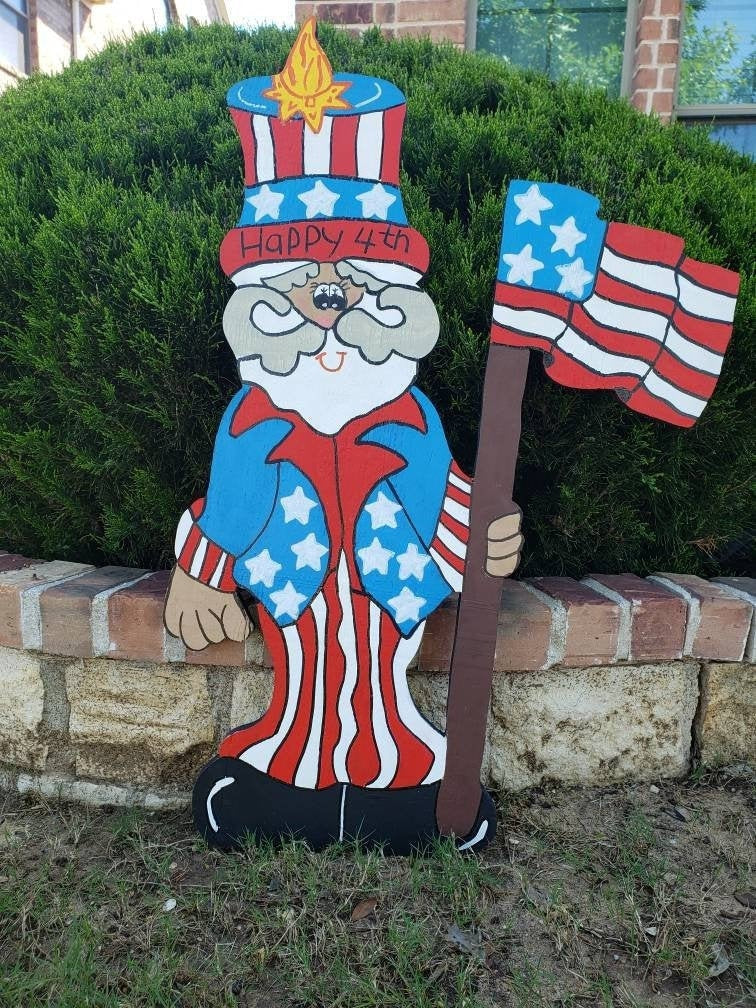 Uncle Sam Yard Art