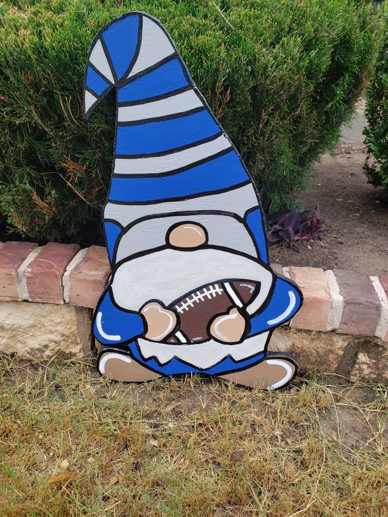 Football Gnome Yard Art