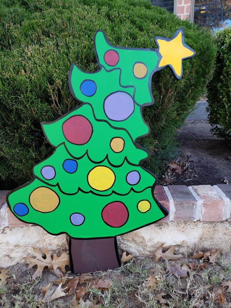 Christmas Tree Yard Art