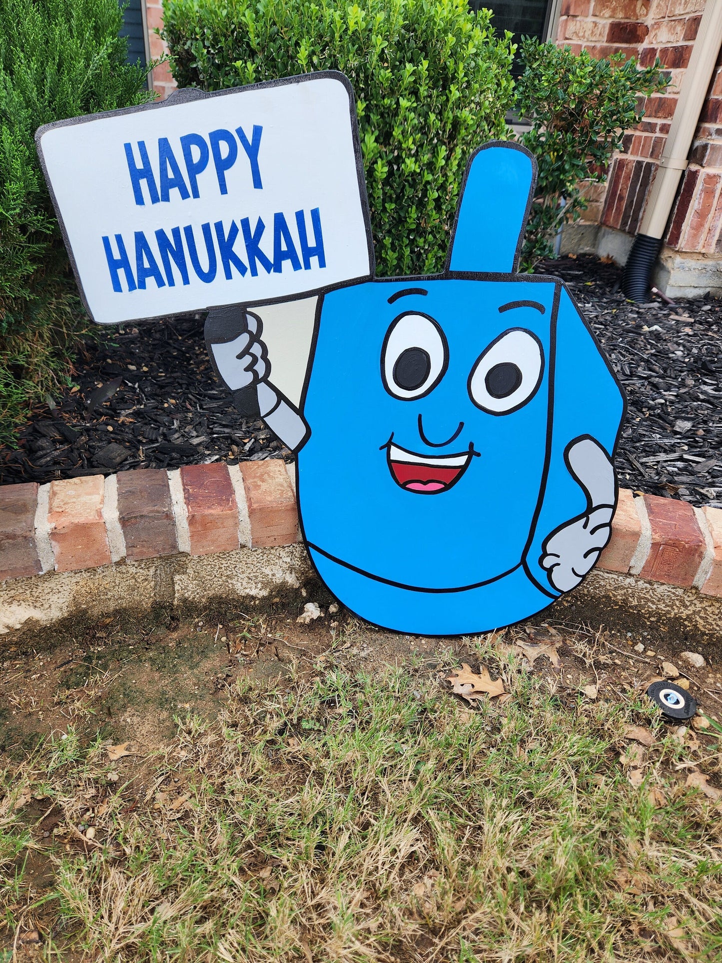 Happy Hanukkah Yard Art