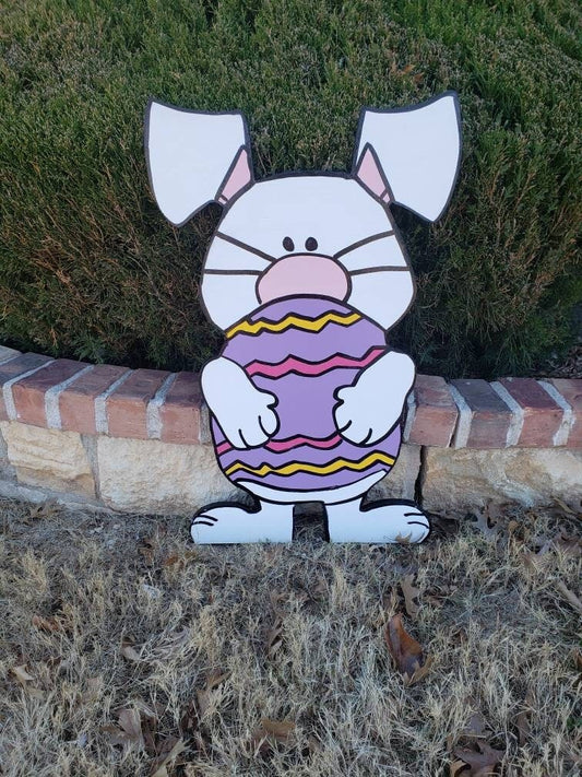 Easter Bunny Yard Art